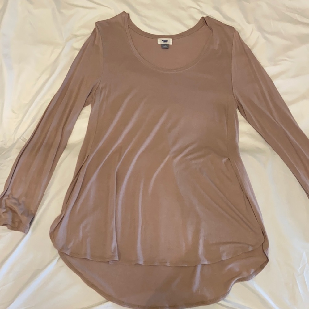 Old Navy Long Sleeve Scoop-Neck Tunic T-shirt
